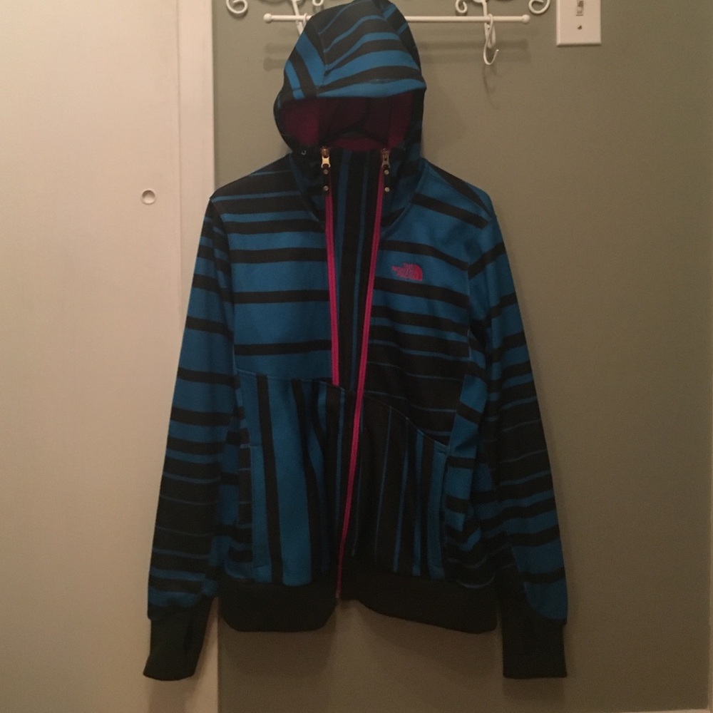 Rare North Face jacket with double zippers